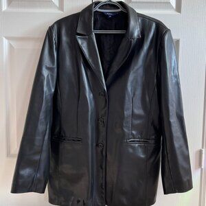 Reitmans Faux Leather Jacket - Black